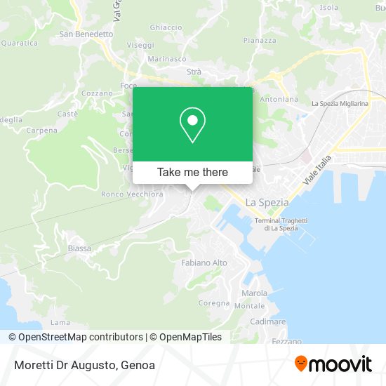 Moretti Dr Augusto map