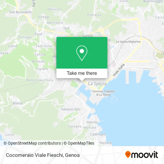 Cocomeraio Viale Fieschi map