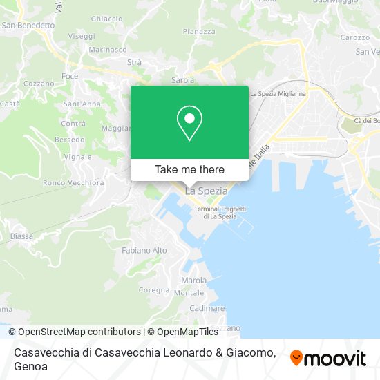 Casavecchia di Casavecchia Leonardo & Giacomo map