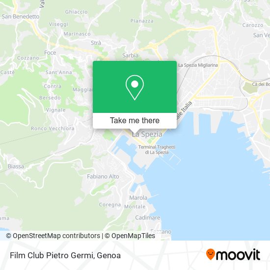 Film Club Pietro Germi map