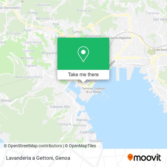Lavanderia a Gettoni map