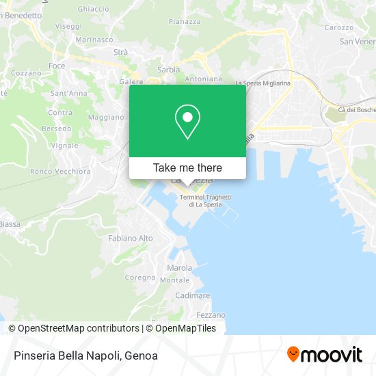 Pinseria Bella Napoli map