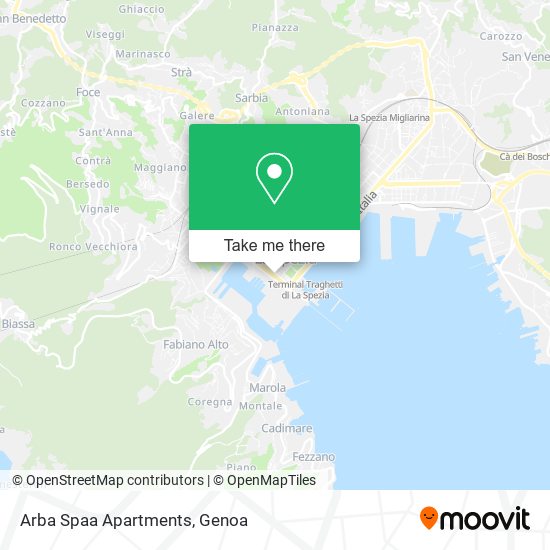 Arba Spaa Apartments map