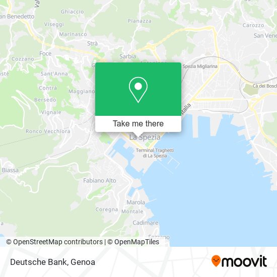 Deutsche Bank map