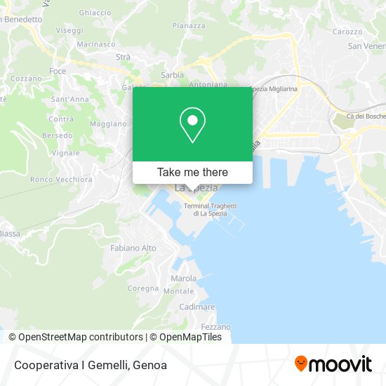 Cooperativa I Gemelli map