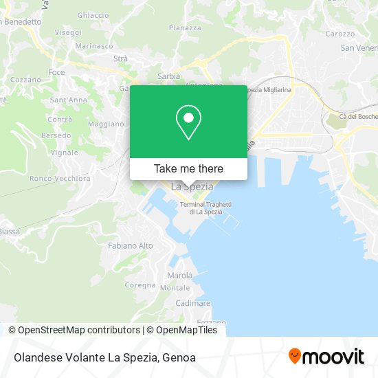 Olandese Volante La Spezia map