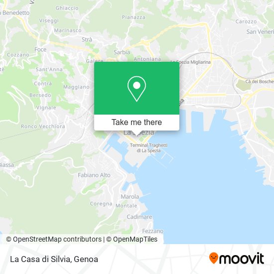 La Casa di Silvia map
