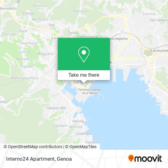 Interno24 Apartment map