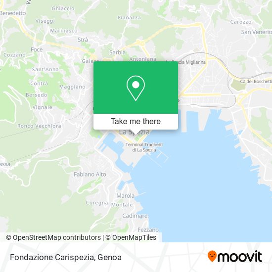 Fondazione Carispezia map