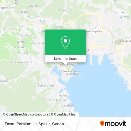 Favati Paralumi La Spezia map