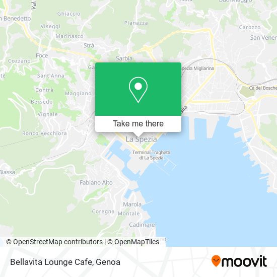 Bellavita Lounge Cafe map