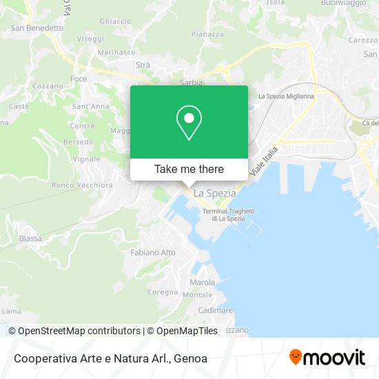 Cooperativa Arte e Natura Arl. map