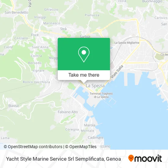 Yacht Style Marine Service Srl Semplificata map