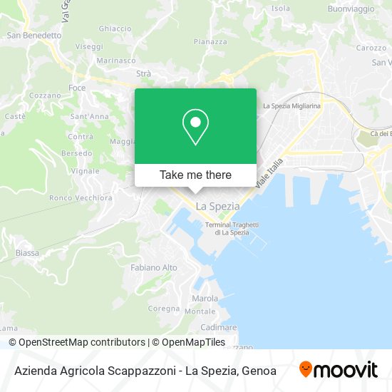 Azienda Agricola Scappazzoni - La Spezia map