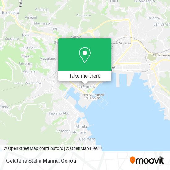 Gelateria Stella Marina map