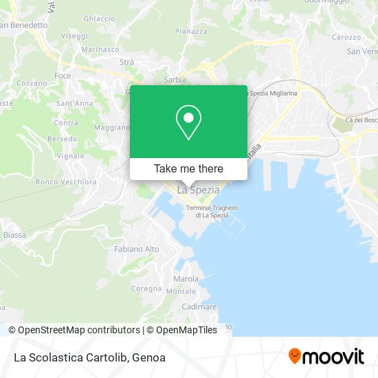 La Scolastica Cartolib map