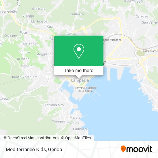 Mediterraneo Kids map