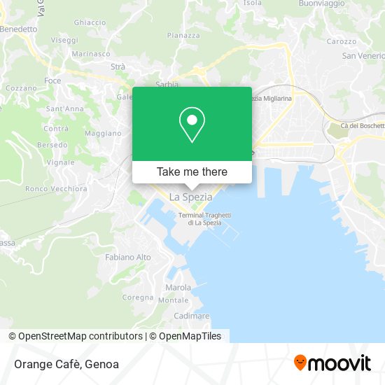 Orange Cafè map