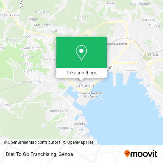 Diet To Go Franchising map