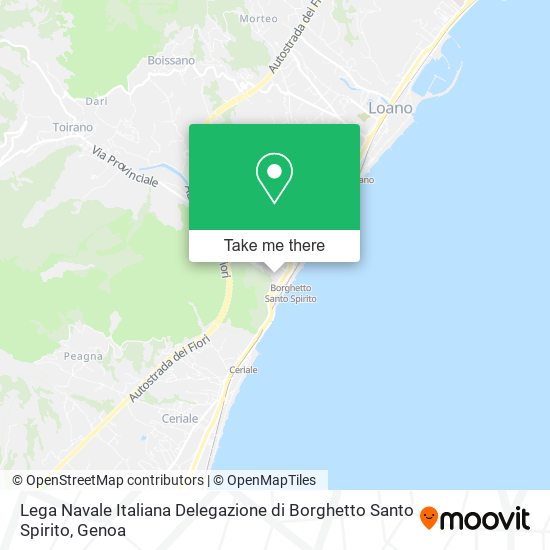 Lega Navale Italiana Delegazione di Borghetto Santo Spirito map