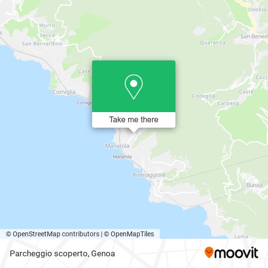 Parcheggio scoperto map