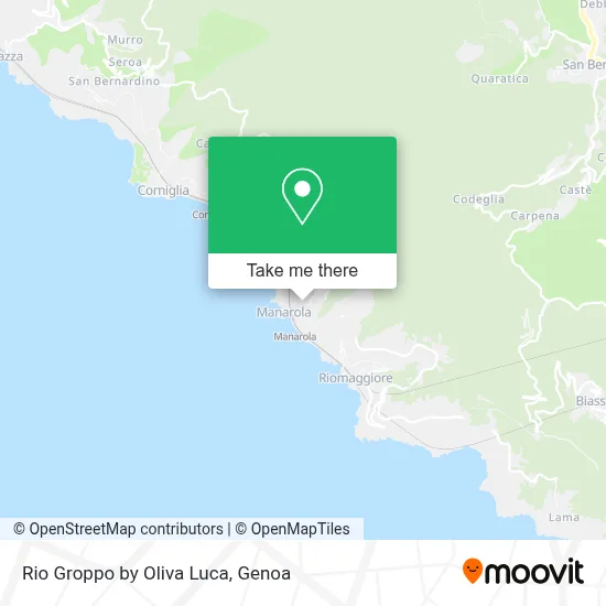 Rio Groppo by Oliva Luca map