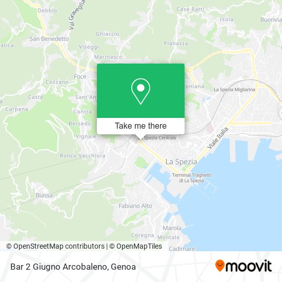 Bar 2 Giugno Arcobaleno map