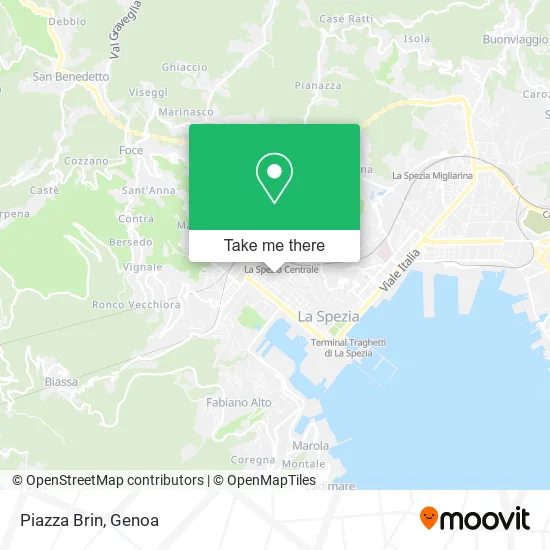 Piazza Brin map