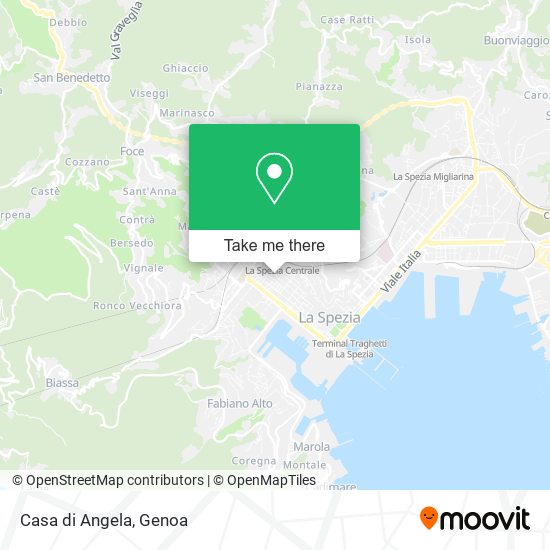 Casa di Angela map