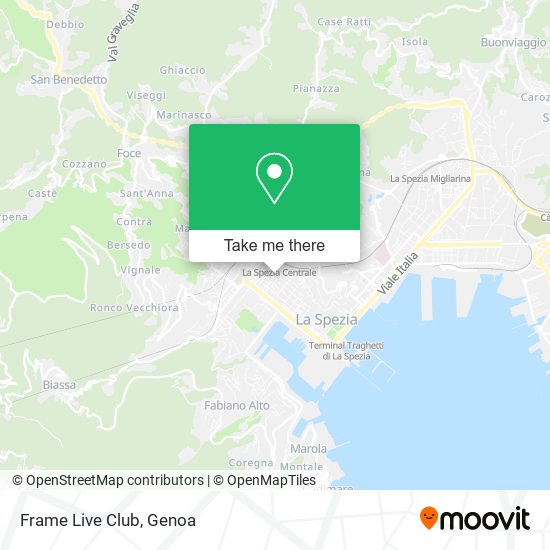 Frame Live Club map