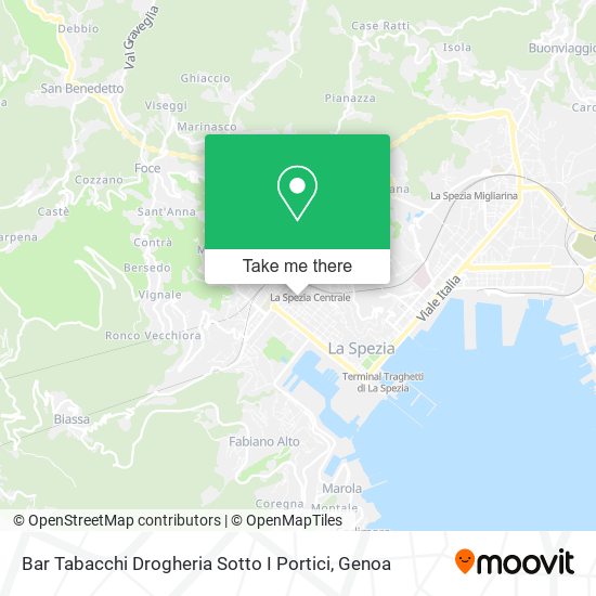 Bar Tabacchi Drogheria Sotto I Portici map