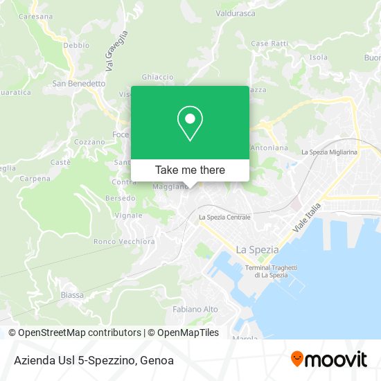 Azienda Usl 5-Spezzino map