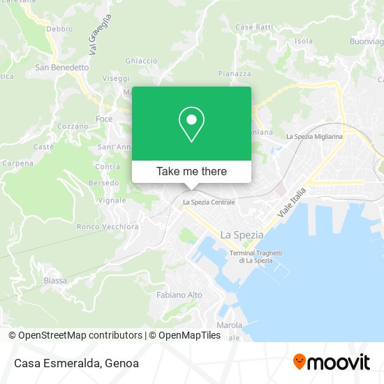 Casa Esmeralda map