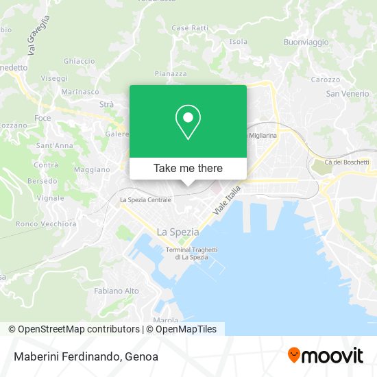 Maberini Ferdinando map