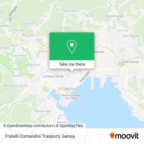 Fratelli Comandini Trasporti map