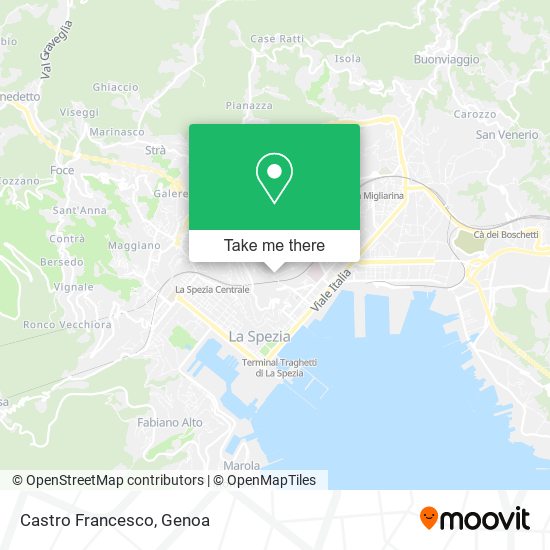 Castro Francesco map