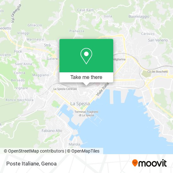 Poste Italiane map