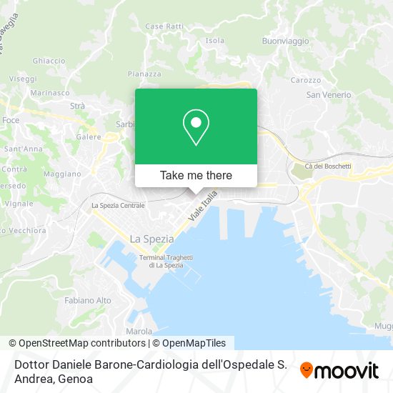 Dottor Daniele Barone-Cardiologia dell'Ospedale S. Andrea map