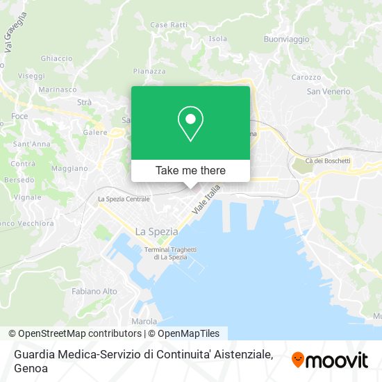 Guardia Medica-Servizio di Continuita' Aistenziale map