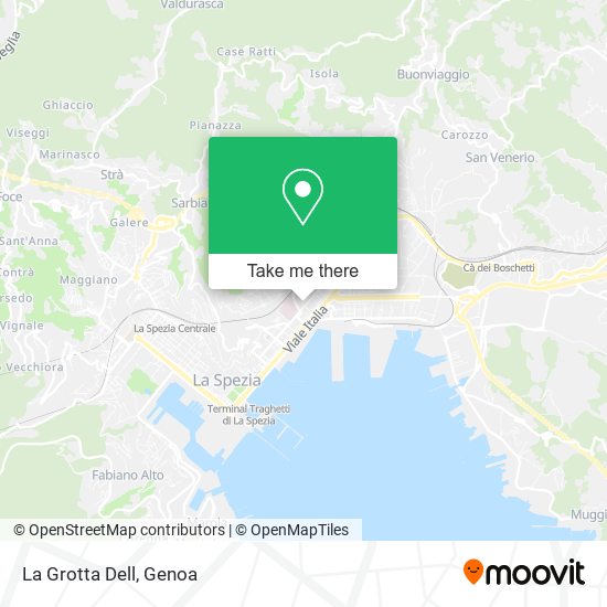 La Grotta Dell map