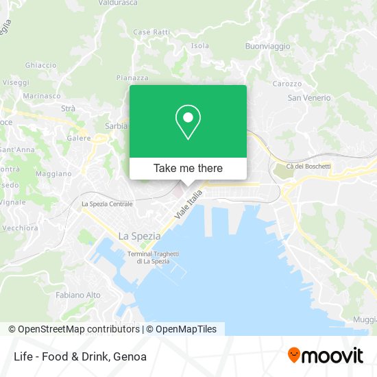 Life - Food & Drink map
