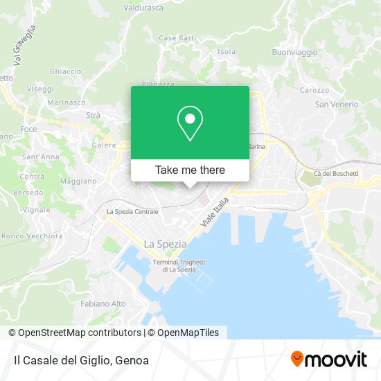Il Casale del Giglio map