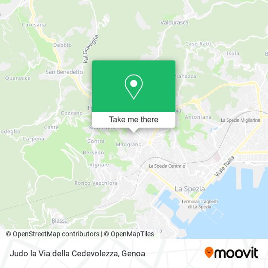 Judo la Via della Cedevolezza map
