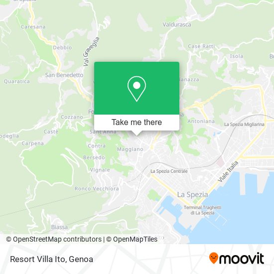 Resort Villa Ito map