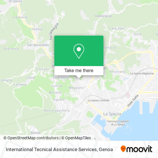 International Tecnical Assistance Services map