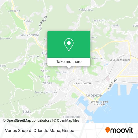 Varius Shop di Orlando Maria map