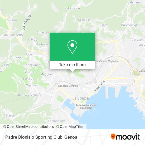 Padre Dionisio Sporting Club map