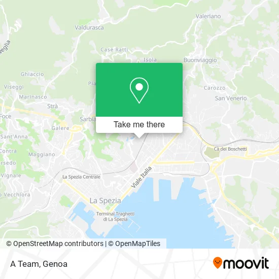 A Team map