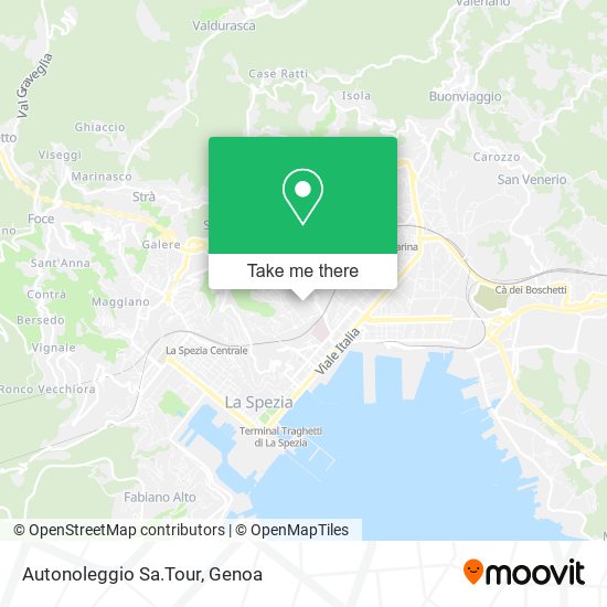 Autonoleggio Sa.Tour map
