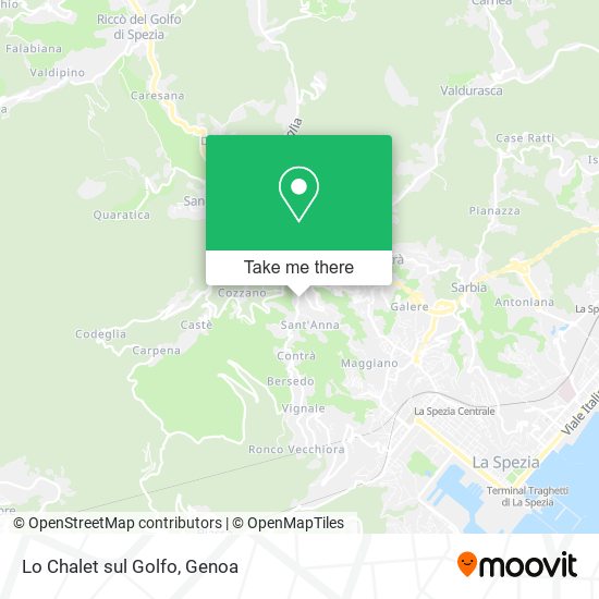 Lo Chalet sul Golfo map